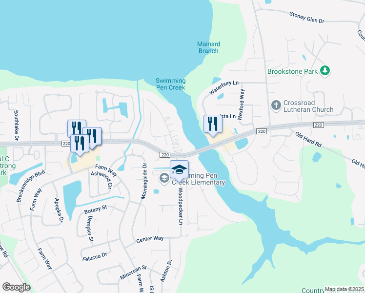map of restaurants, bars, coffee shops, grocery stores, and more near 8 Harmony Hall Road in Middleburg