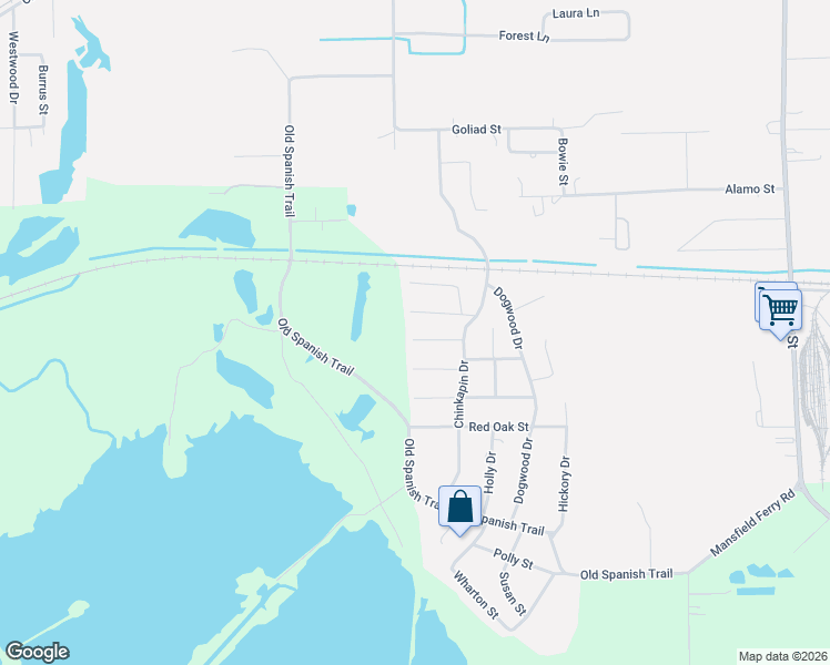 map of restaurants, bars, coffee shops, grocery stores, and more near 1070 Willow Street in Vidor