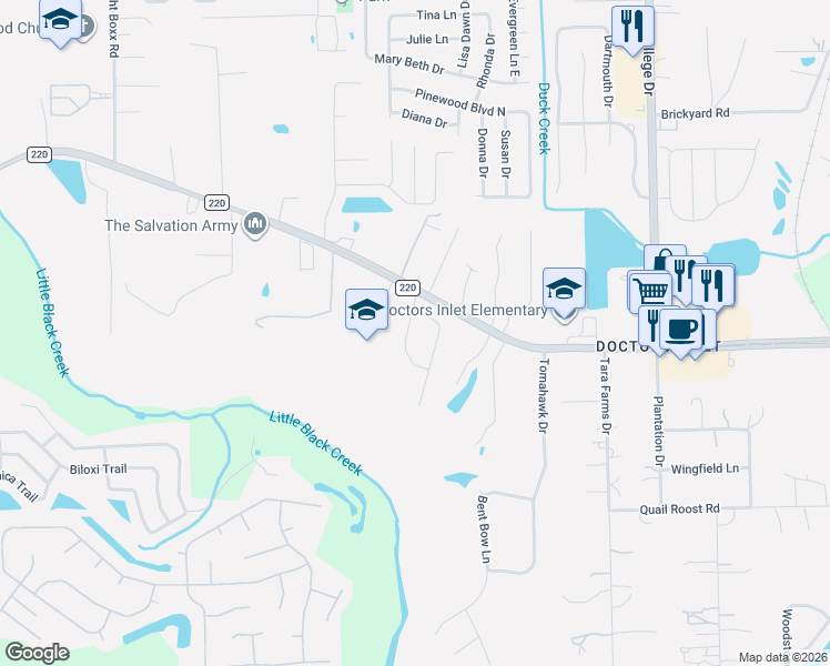 map of restaurants, bars, coffee shops, grocery stores, and more near 1824 The Glades Road in Middleburg