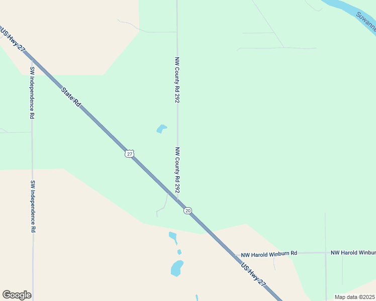 map of restaurants, bars, coffee shops, grocery stores, and more near 314 Northwest County Road 292 in Mayo