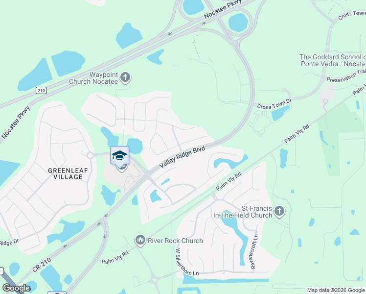 map of restaurants, bars, coffee shops, grocery stores, and more near 312 Citrus Ridge Drive in Ponte Vedra Beach