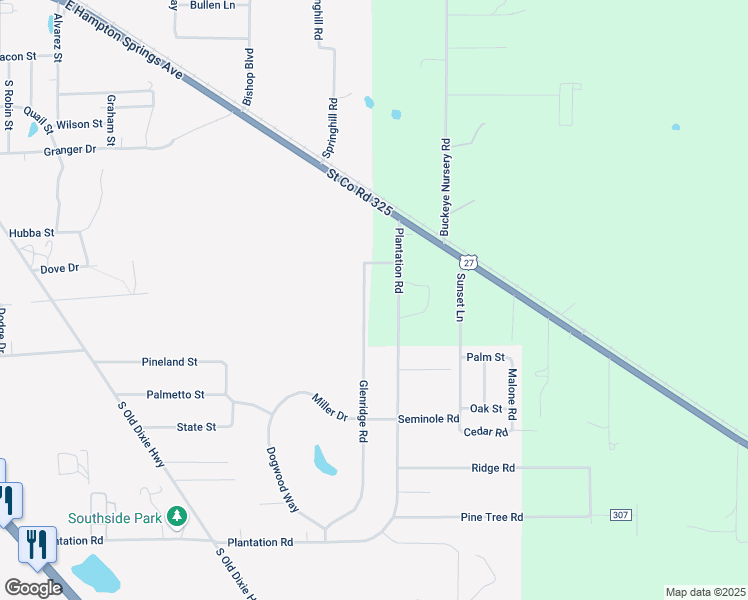 map of restaurants, bars, coffee shops, grocery stores, and more near 306 Glenridge Road in Perry