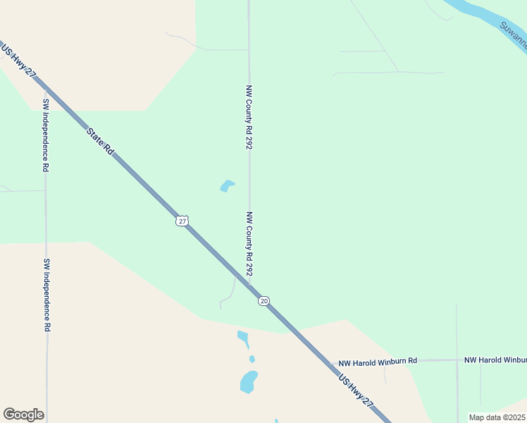 map of restaurants, bars, coffee shops, grocery stores, and more near 314 Northwest County Road 292 in Mayo