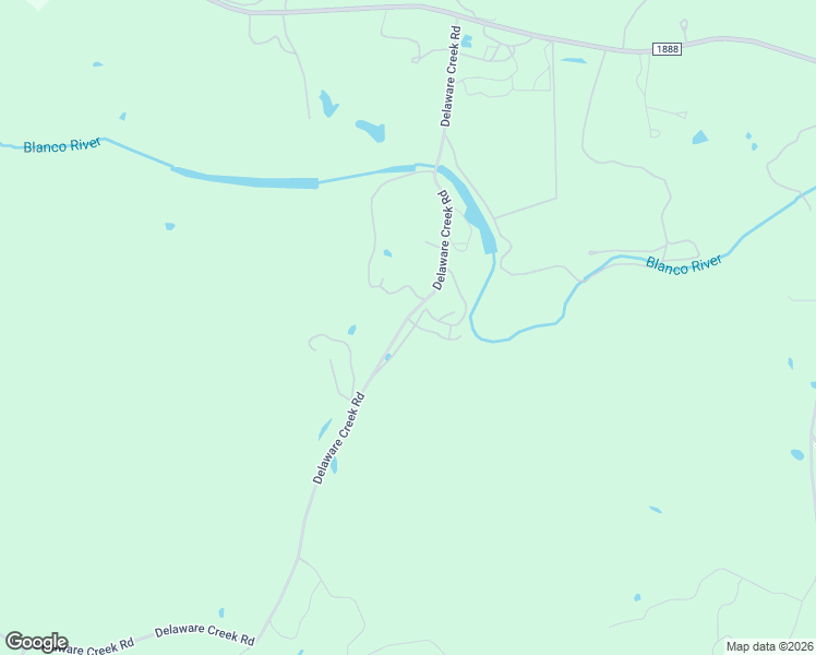 map of restaurants, bars, coffee shops, grocery stores, and more near 36 Delaware Creek Road in Blanco