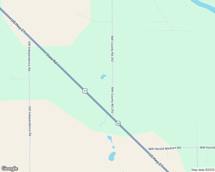 map of restaurants, bars, coffee shops, grocery stores, and more near 365 Northwest County Road 292 in Mayo