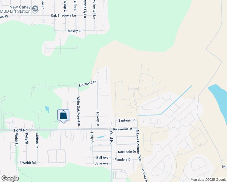 map of restaurants, bars, coffee shops, grocery stores, and more near 24298 Pine Circle in Porter