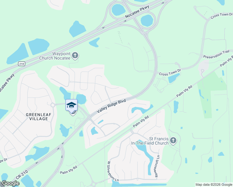 map of restaurants, bars, coffee shops, grocery stores, and more near 376 Greenleaf Lakes Avenue in Ponte Vedra Beach