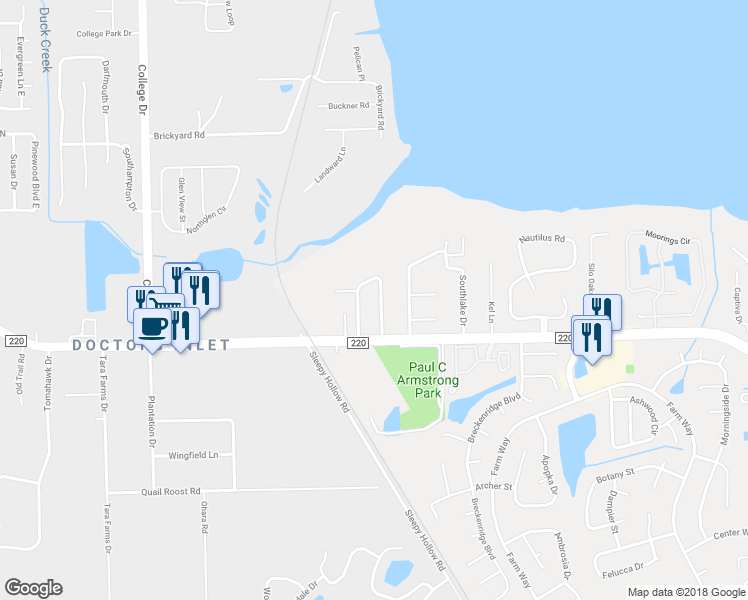 map of restaurants, bars, coffee shops, grocery stores, and more near 1781 Lakemont Circle in Middleburg
