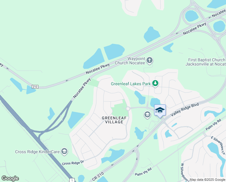 map of restaurants, bars, coffee shops, grocery stores, and more near 218 Carrier Drive in Ponte Vedra Beach