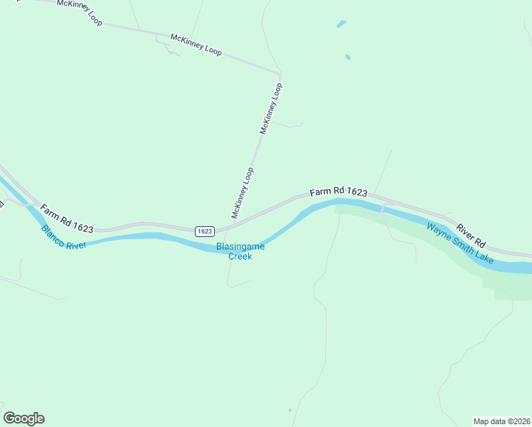 map of restaurants, bars, coffee shops, grocery stores, and more near 3315 Ranch Road 1623 in Blanco