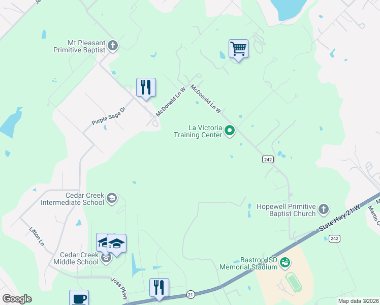 map of restaurants, bars, coffee shops, grocery stores, and more near in Wyldwood