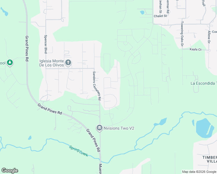 map of restaurants, bars, coffee shops, grocery stores, and more near 23710-24010 Sanders Cemetery Road in Magnolia