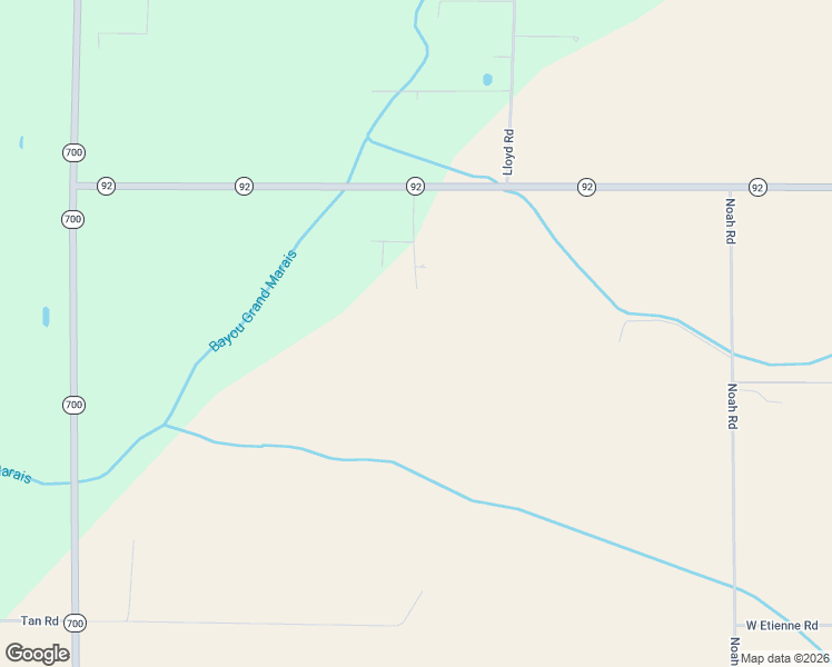 map of restaurants, bars, coffee shops, grocery stores, and more near 3119 Girouard Road in Rayne