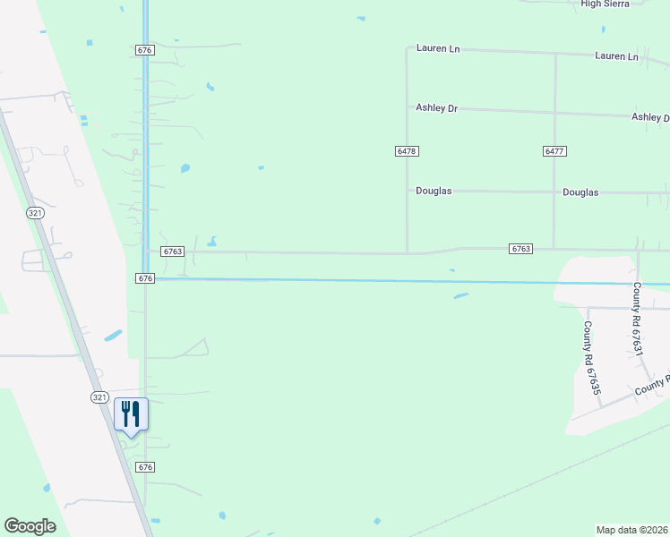 map of restaurants, bars, coffee shops, grocery stores, and more near 550 County Road 6763 in Dayton
