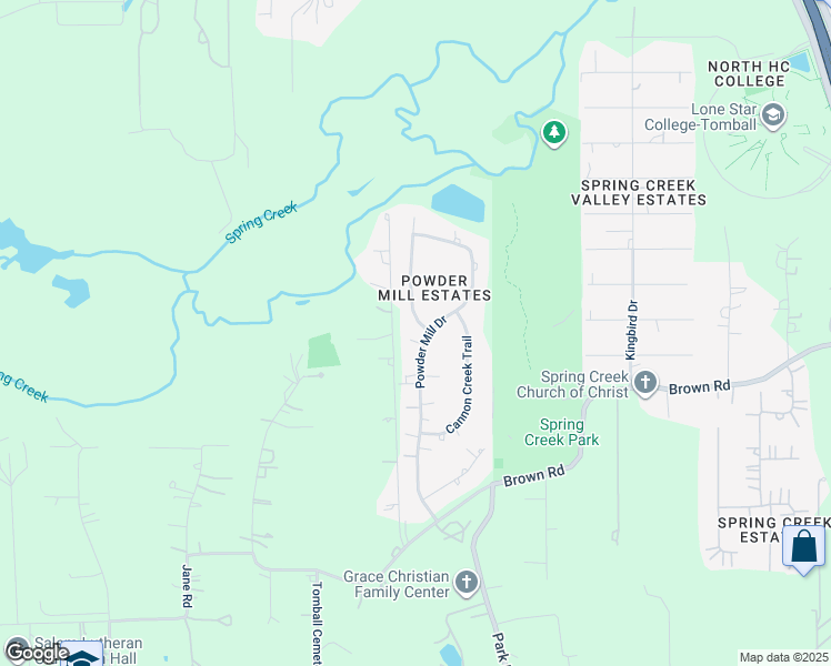 map of restaurants, bars, coffee shops, grocery stores, and more near 23519 Powder Mill Drive in Tomball