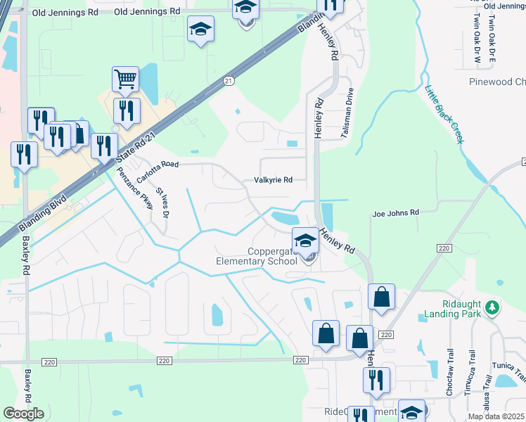 map of restaurants, bars, coffee shops, grocery stores, and more near 3152 Carlotta Road in Middleburg