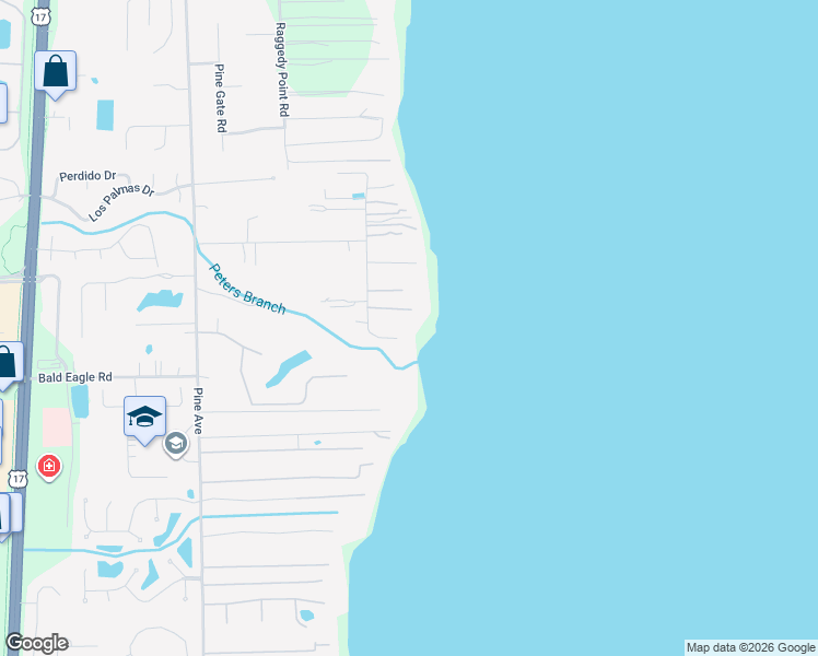 map of restaurants, bars, coffee shops, grocery stores, and more near 5169 Harvey Grant Road in Orange Park
