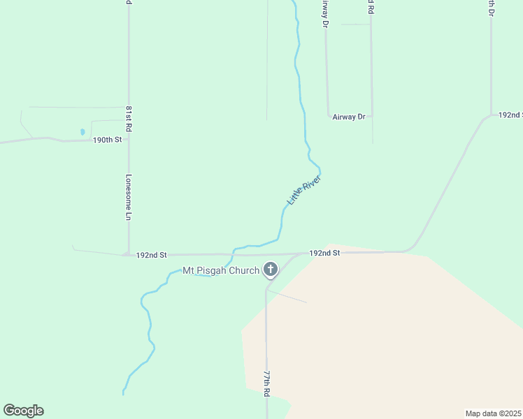 map of restaurants, bars, coffee shops, grocery stores, and more near 7557 192nd Street in McAlpin