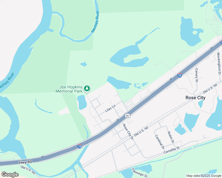 map of restaurants, bars, coffee shops, grocery stores, and more near 1165 Jay Drive in Vidor