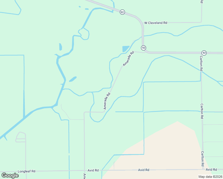 map of restaurants, bars, coffee shops, grocery stores, and more near 3122 Amerada Road in Kaplan