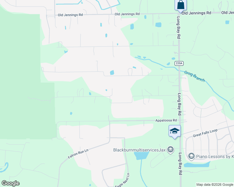 map of restaurants, bars, coffee shops, grocery stores, and more near 4110 Bronco Road in Middleburg