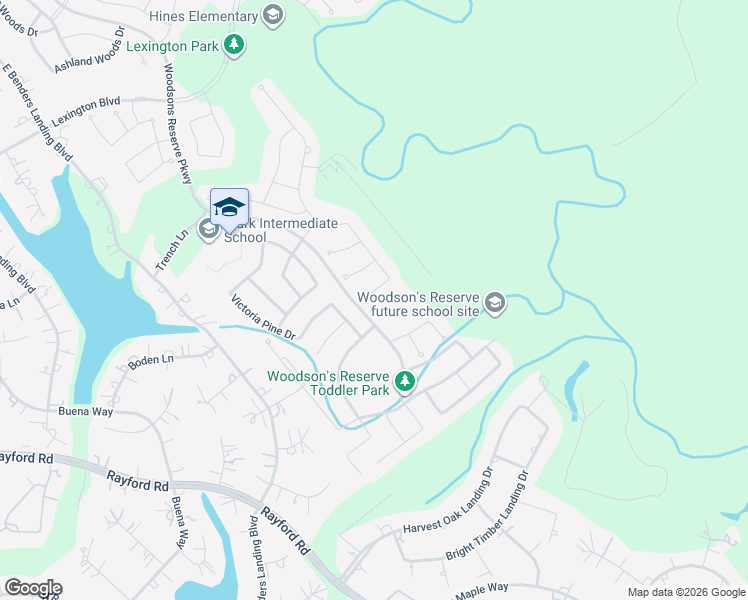 map of restaurants, bars, coffee shops, grocery stores, and more near 4525 Woodland Bend Court in Spring