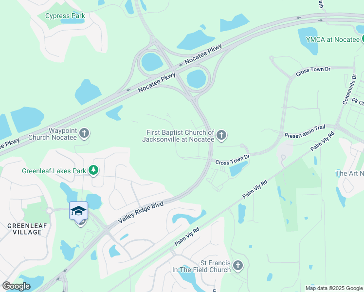 map of restaurants, bars, coffee shops, grocery stores, and more near 700 Palm Valley Road in Ponte Vedra Beach