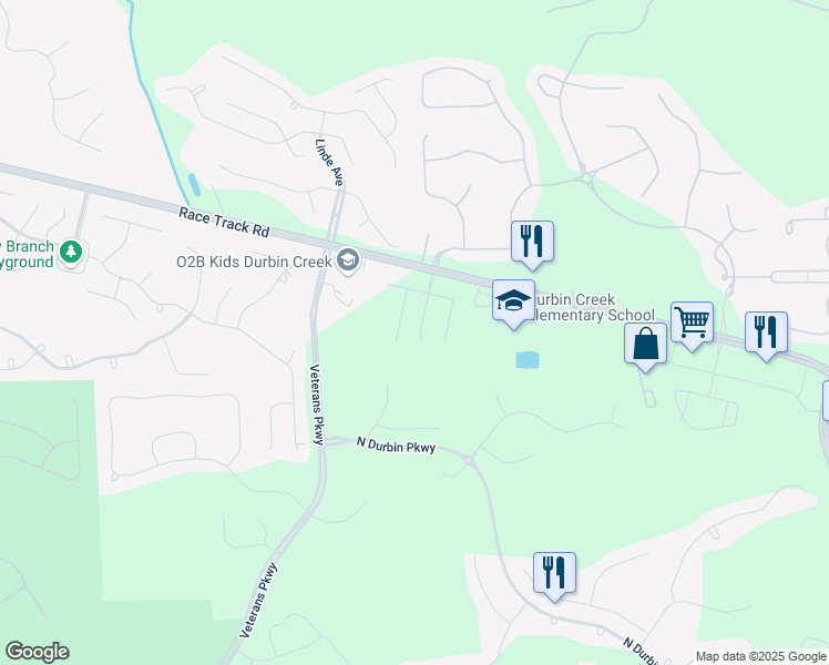 map of restaurants, bars, coffee shops, grocery stores, and more near 141 Dragonfly Drive in Saint Johns