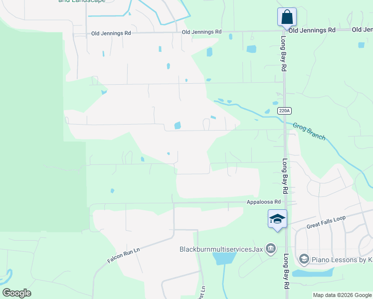 map of restaurants, bars, coffee shops, grocery stores, and more near 4110 Bronco Road in Middleburg