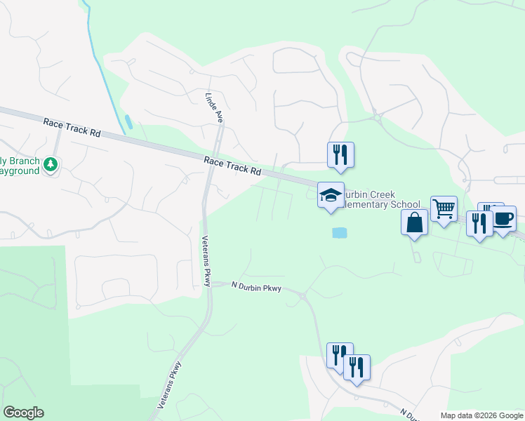 map of restaurants, bars, coffee shops, grocery stores, and more near 424 Mallowbranch Drive in Saint Johns