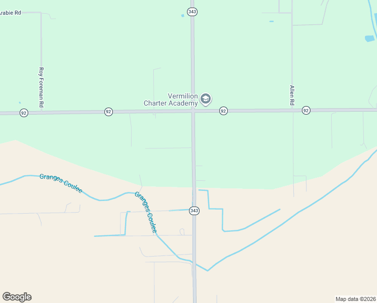 map of restaurants, bars, coffee shops, grocery stores, and more near 3214 Louisiana 343 in Maurice