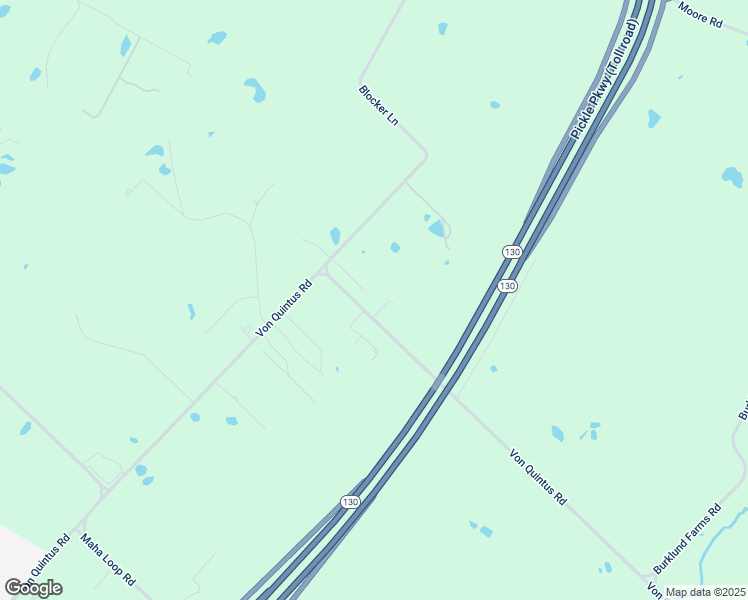 map of restaurants, bars, coffee shops, grocery stores, and more near 9811 Blocker Lane in Austin