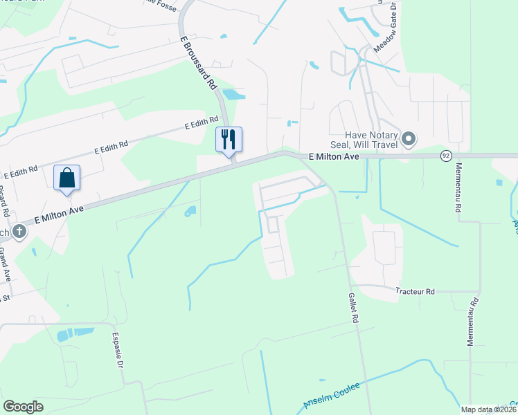 map of restaurants, bars, coffee shops, grocery stores, and more near 304 King Arthurs Way in Youngsville