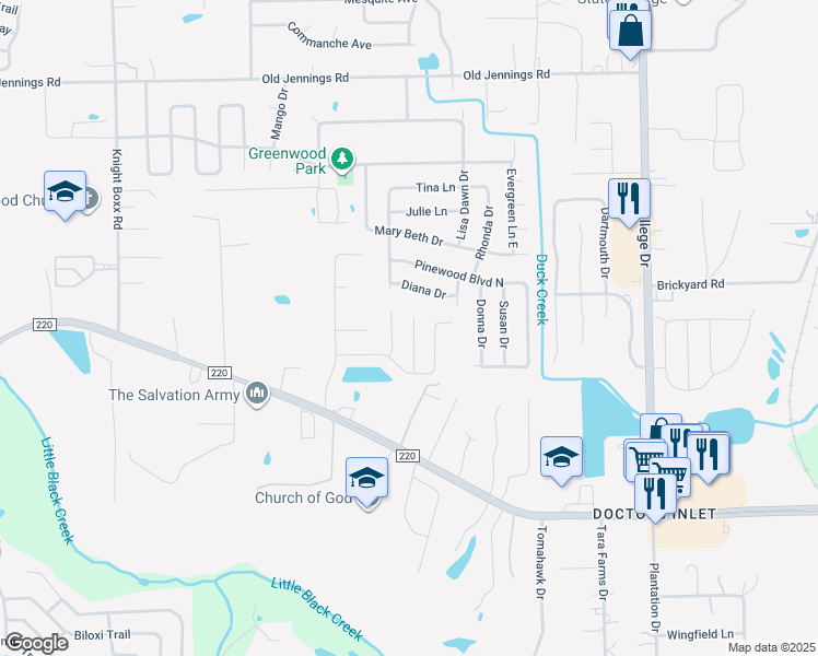 map of restaurants, bars, coffee shops, grocery stores, and more near 1528 Irishwood Court in Middleburg