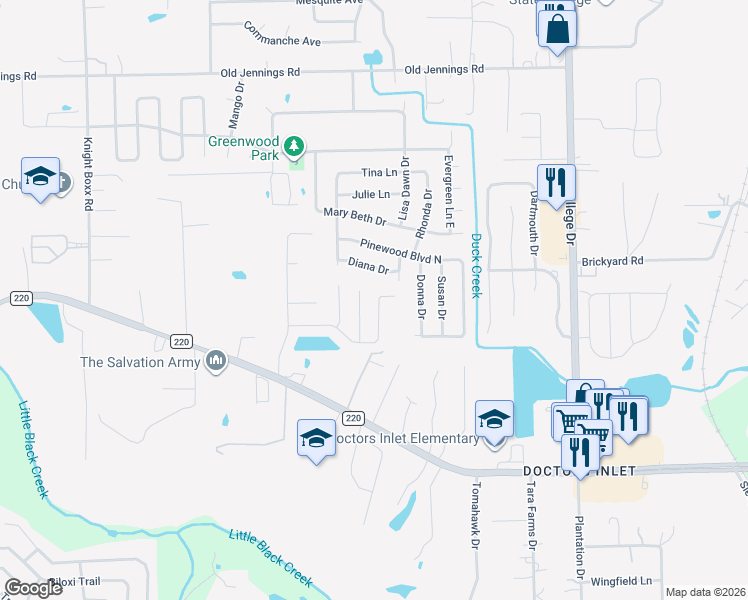 map of restaurants, bars, coffee shops, grocery stores, and more near 3034 Wavering Lane in Middleburg