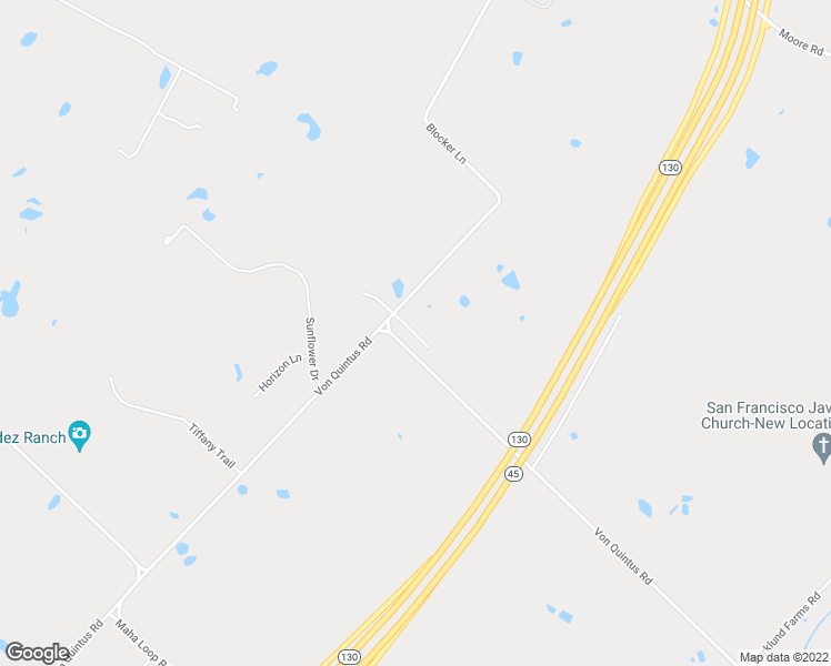 map of restaurants, bars, coffee shops, grocery stores, and more near 9811 Blocker Lane in Austin
