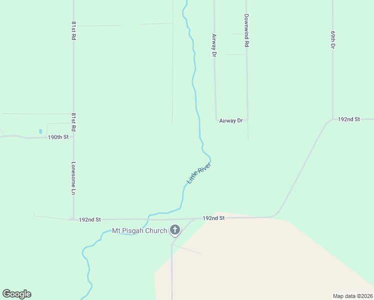 map of restaurants, bars, coffee shops, grocery stores, and more near 7519 192nd Street in McAlpin