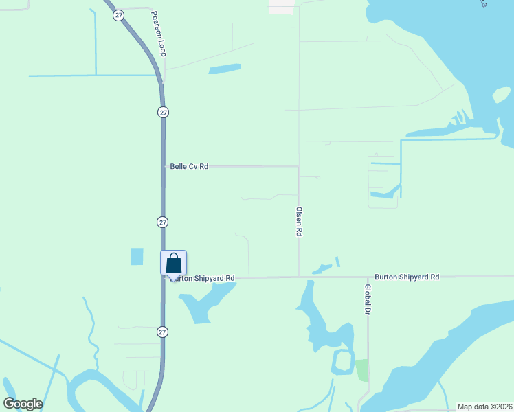 map of restaurants, bars, coffee shops, grocery stores, and more near 7346 Olsen Road in Sulphur