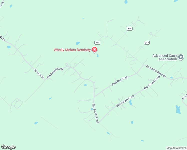 map of restaurants, bars, coffee shops, grocery stores, and more near 358 Elm Forest Loop in Cedar Creek