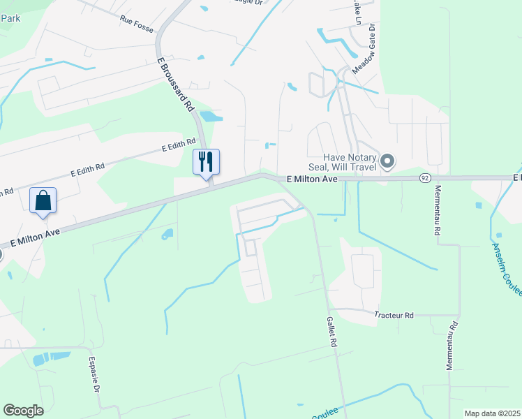 map of restaurants, bars, coffee shops, grocery stores, and more near 126 Legend Creek Drive in Youngsville