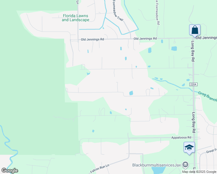 map of restaurants, bars, coffee shops, grocery stores, and more near 4128 Mustang Road in Middleburg