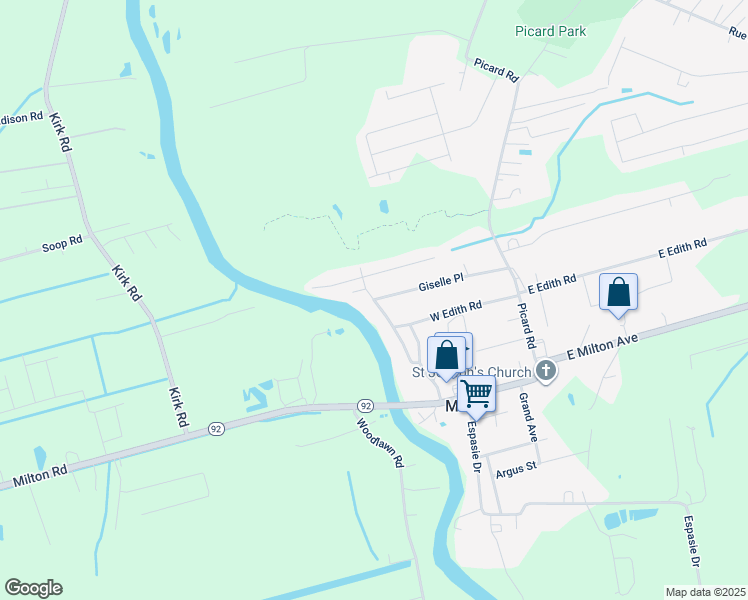 map of restaurants, bars, coffee shops, grocery stores, and more near 310 Lepinay Road in Lafayette