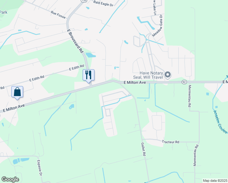 map of restaurants, bars, coffee shops, grocery stores, and more near 126 Legend Creek Drive in Youngsville