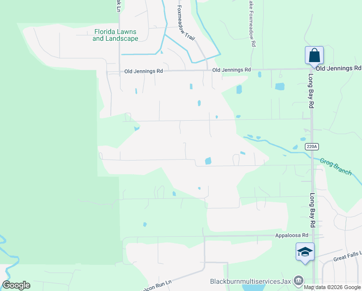 map of restaurants, bars, coffee shops, grocery stores, and more near 4116 Mustang Road in Middleburg