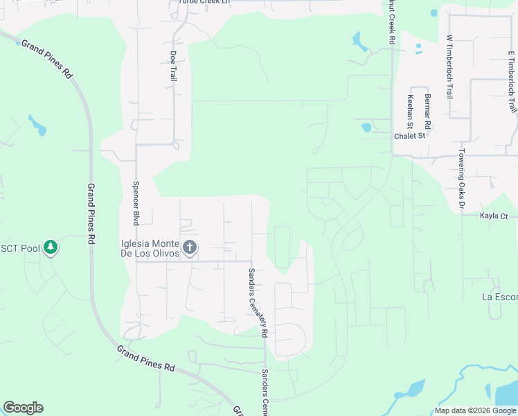 map of restaurants, bars, coffee shops, grocery stores, and more near 24318 Sanders Cemetery Road in Magnolia