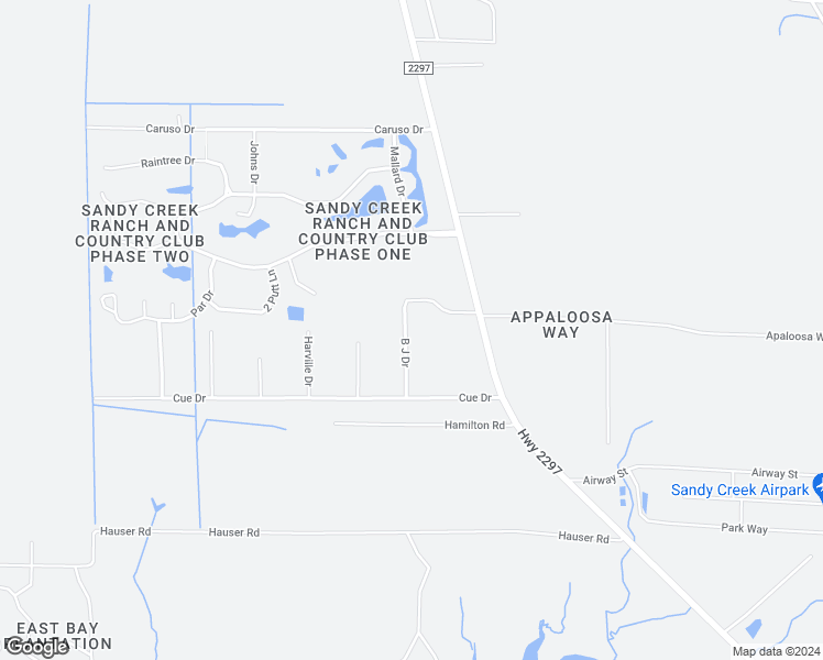 map of restaurants, bars, coffee shops, grocery stores, and more near 2109 B J Drive in Panama City