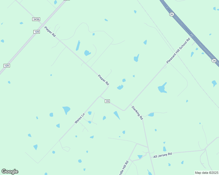 map of restaurants, bars, coffee shops, grocery stores, and more near 4939-5099 Pieper Road in Brenham