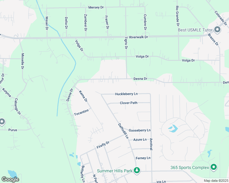 map of restaurants, bars, coffee shops, grocery stores, and more near 19474 Desna Drive in Porter