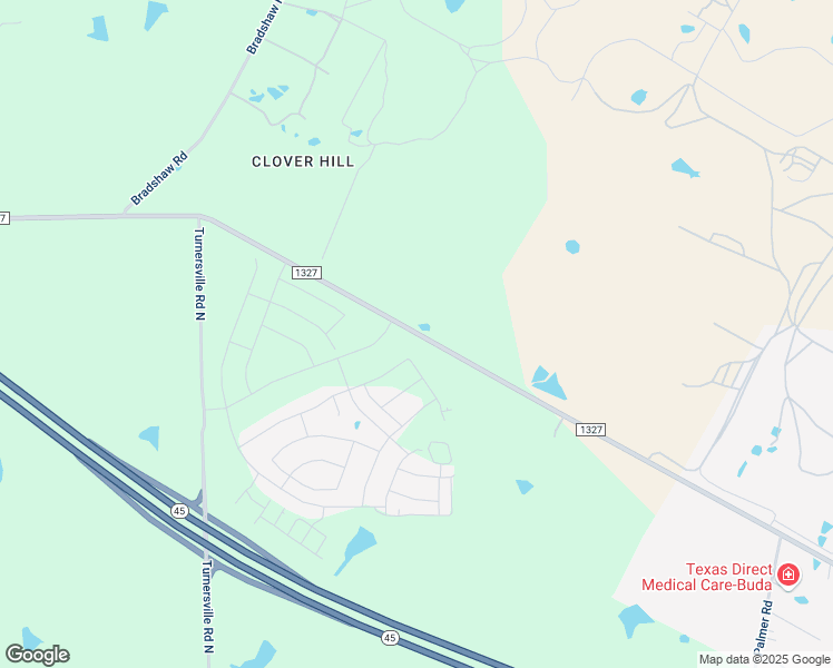 map of restaurants, bars, coffee shops, grocery stores, and more near 2113 Farm to Market Road 1327 in Buda