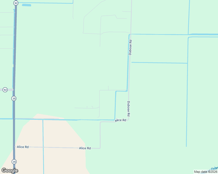map of restaurants, bars, coffee shops, grocery stores, and more near 2832 Dubose Road in Rayne